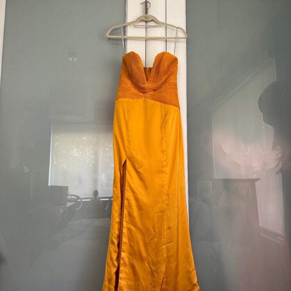 Marigold Strapless Gown